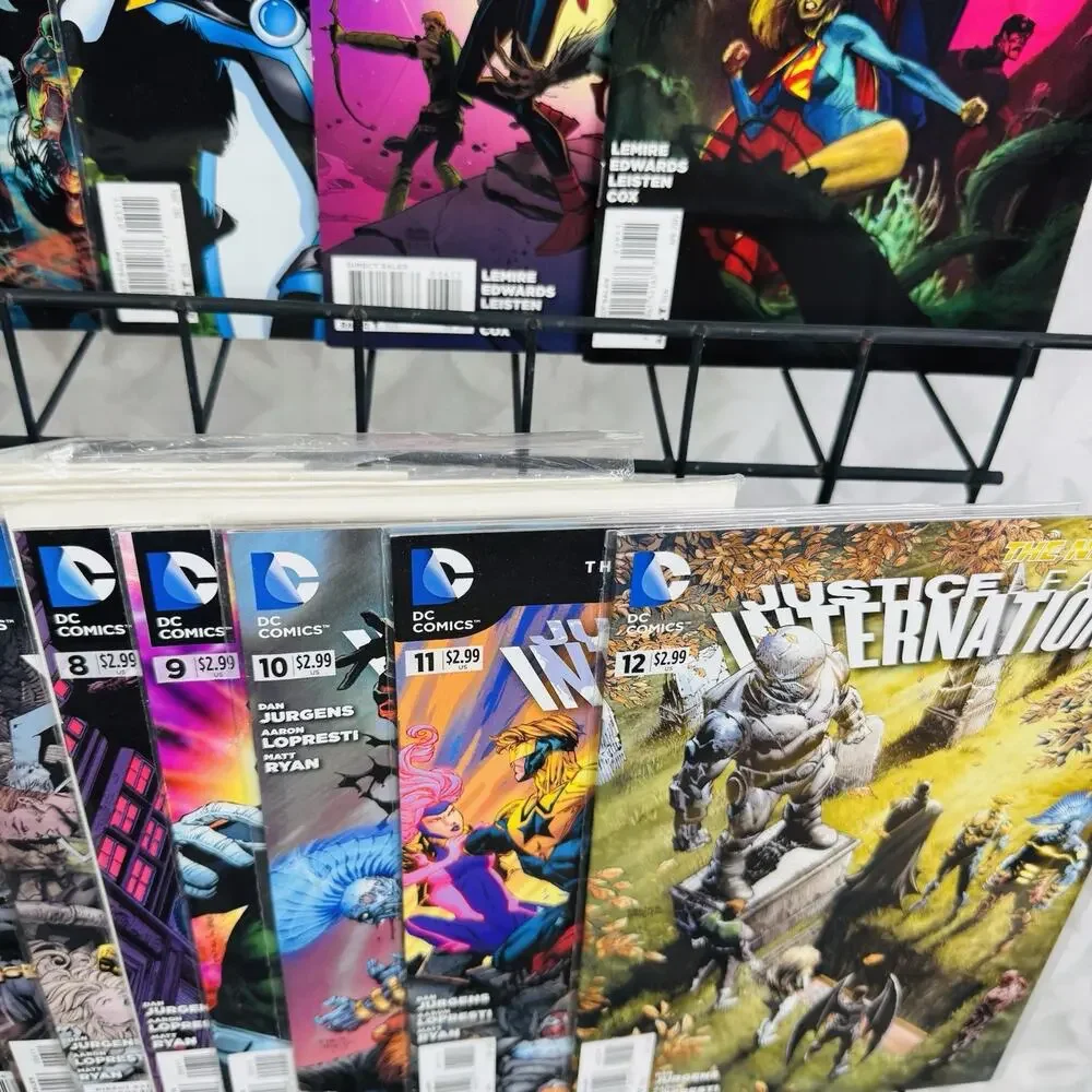 Justice League International 1-2 4-12 Annual 1 JL United 0-1 3 5‎ 6 9 Futurs End